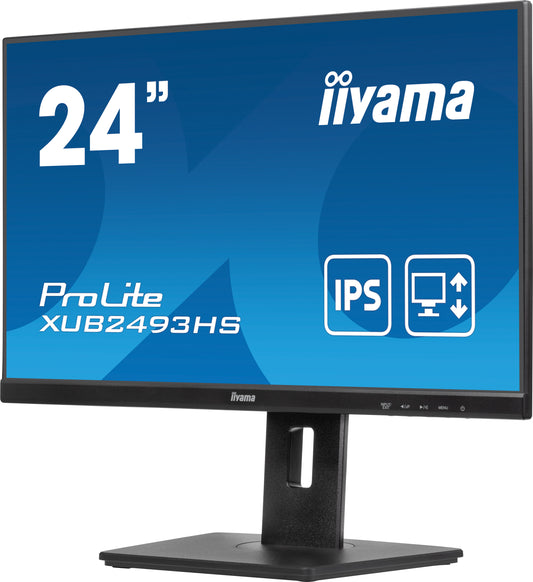 iiyama ProLite XUB2493HS-B6 computer monitor 60.5 cm (23.8") 1920 x 1080 pixels Full HD LED Black