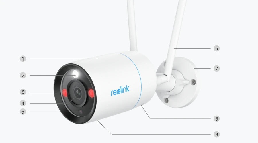 Reolink W330 security camera Bullet IP security camera Outdoor 3840 x 2160 pixels Wall