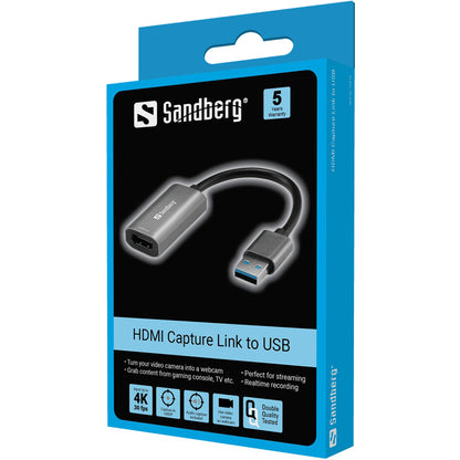 Sandberg HDMI Capture Link to USB