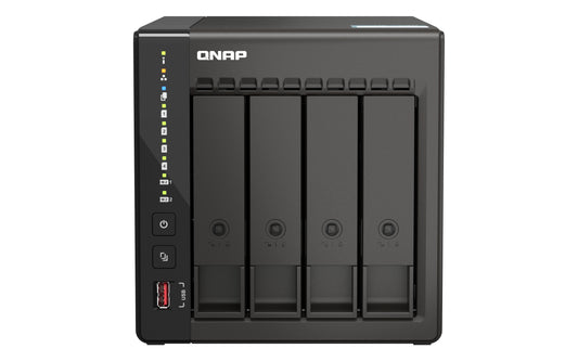 QNAP TS-453E NAS Tower Intel® Celeron® J6412 8 GB 0 TB QNAP QTS Black