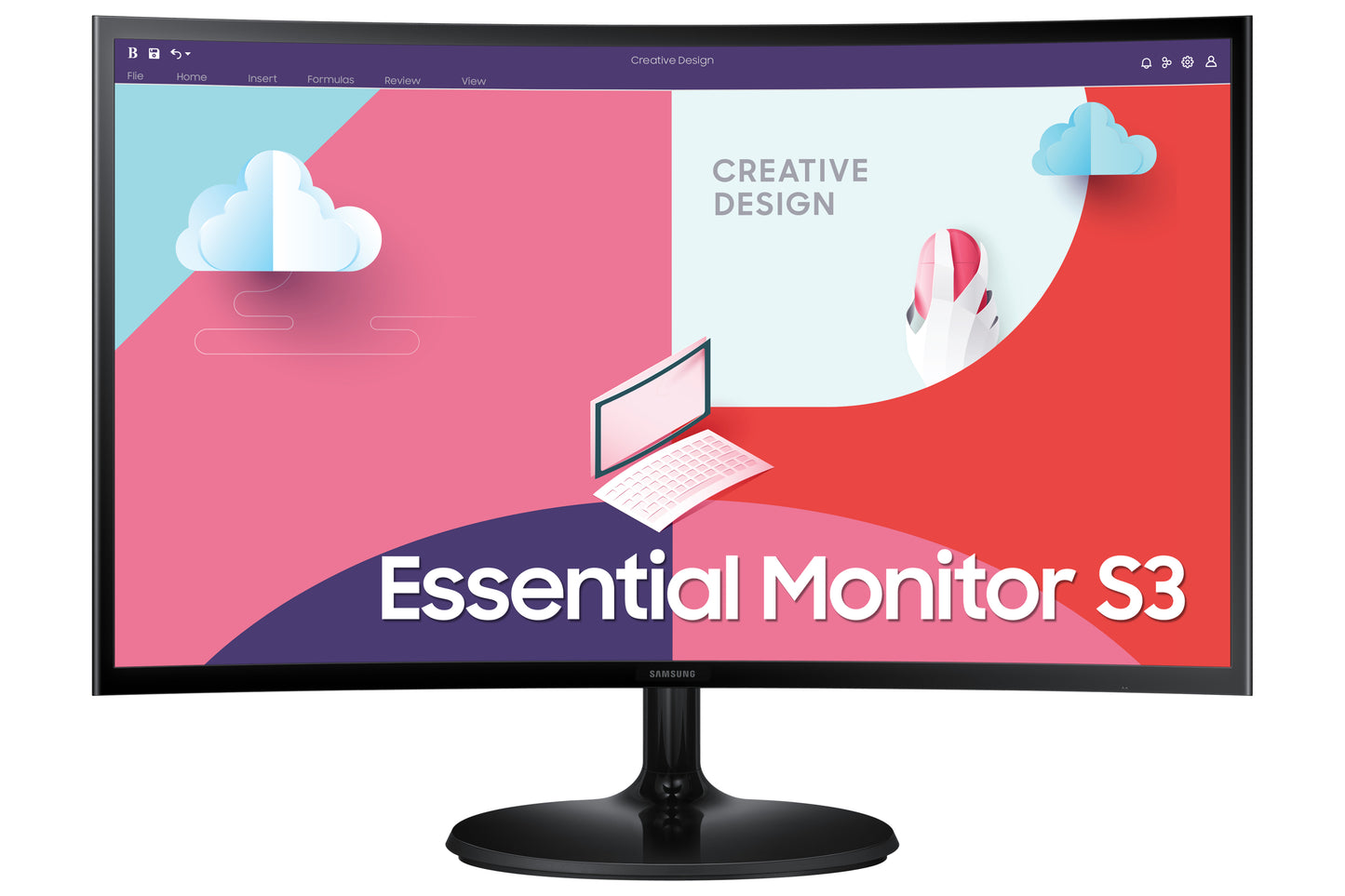 Samsung S36C computer monitor 61 cm (24") 1920 x 1080 pixels Full HD LCD Black