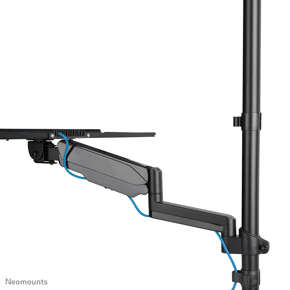 Neomounts wall mounted sit-stand workstation