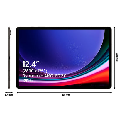 Samsung Galaxy Tab S9+ SM-X810N Qualcomm Snapdragon 256 GB 31.5 cm (12.4") 12 GB Wi-Fi 6 (802.11ax) Android 13 Beige