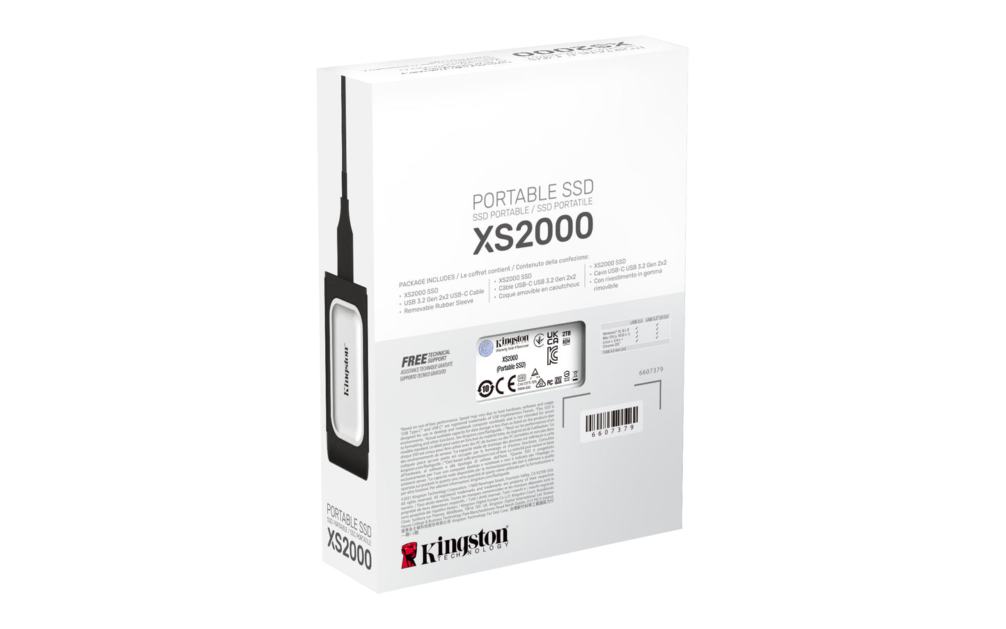 Kingston Technology 2000G PORTABLE SSD XS2000