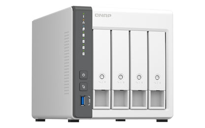 QNAP TS-433 NAS Tower ARM Cortex-A55 4 GB 0 TB QNAP QTS White