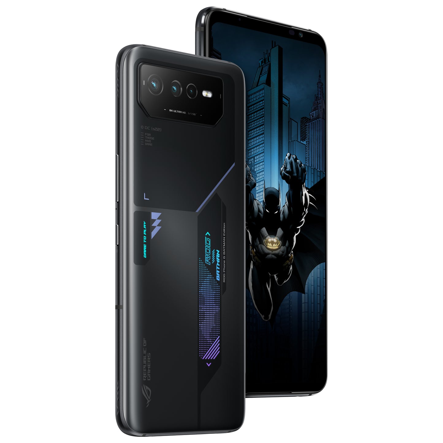 ASUS ROG Phone 6 BATMAN Edition 17.2 cm (6.78") Dual SIM Android 12 5G USB Type-C 12 GB 256 GB 6000 mAh Black