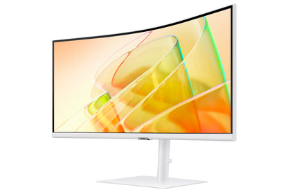 Samsung S65TC LED display 86.4 cm (34") 3440 x 1440 pixels UltraWide Quad HD White