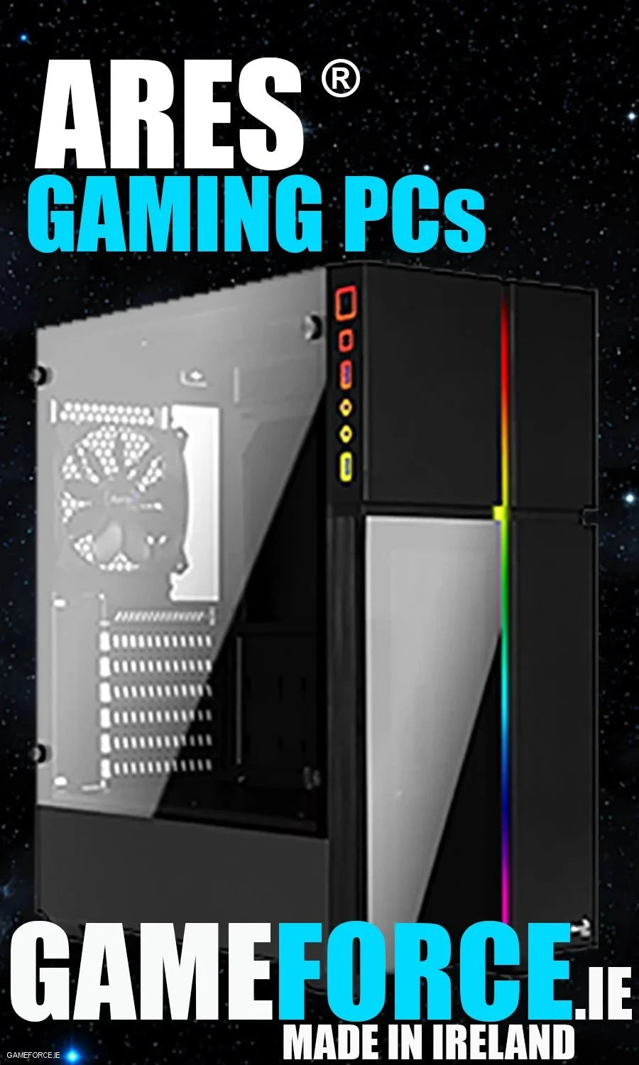 Ares® Intel Core™ i5  14600K - Nvidia GeForce™ RTX 4060 8GB - Custom Gaming Desktop PC - TECHDIRECT GAMEFORCE.IE -  Ireland - Carlow - Dublin - Cork