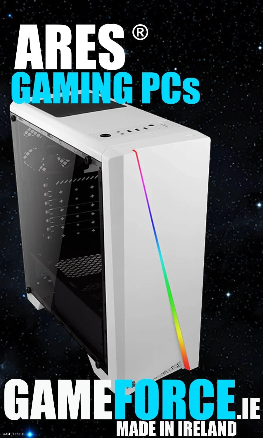 Ares® Intel Core™ i5  14600K - Nvidia GeForce™ RTX 4060 8GB - Custom Gaming Desktop PC - TECHDIRECT GAMEFORCE.IE -  Ireland - Carlow - Dublin - Cork