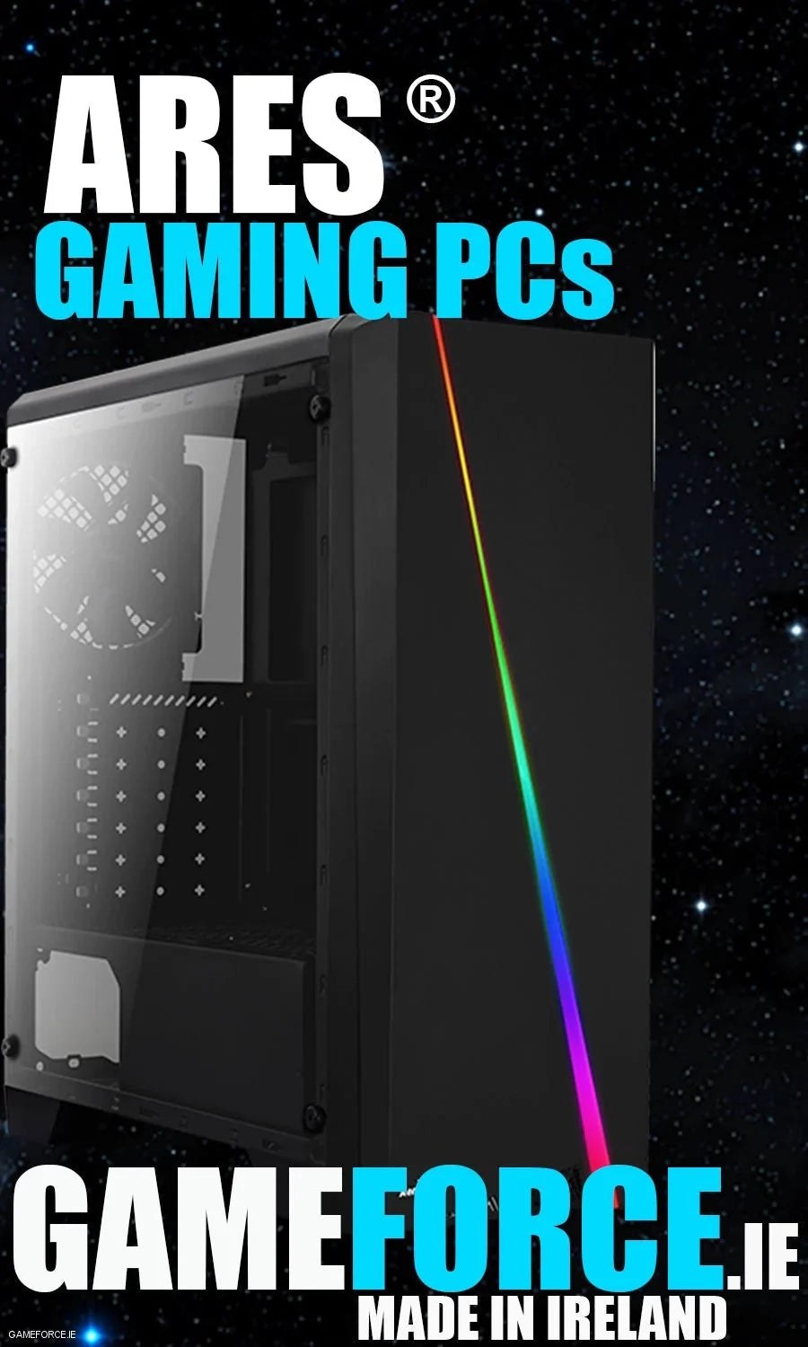 Ares® Intel Core™ i5  14600K - Nvidia GeForce™ RTX 4060 8GB - Custom Gaming Desktop PC - TECHDIRECT GAMEFORCE.IE -  Ireland - Carlow - Dublin - Cork