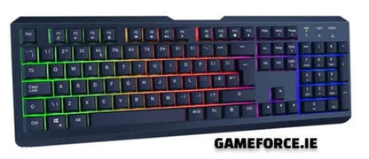 CiT rainbow RGB gaming combo  4-1 KIT - Keyboard - Mouse - Headset - Mouse Mat - GAMEFORCE.IE - TECHDIRECT GAMEFORCE.IE -  Ireland - Carlow - Dublin - Cork